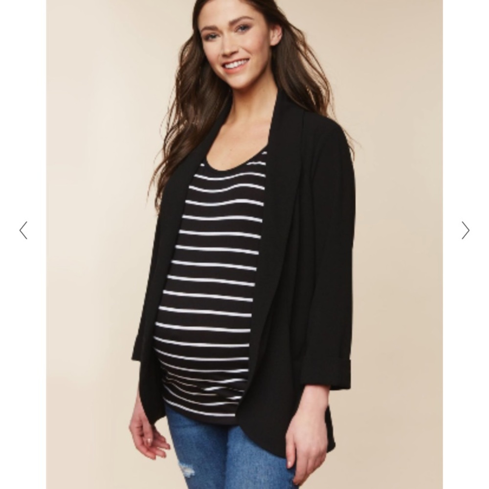 Motherhood Maternity Black Blazer